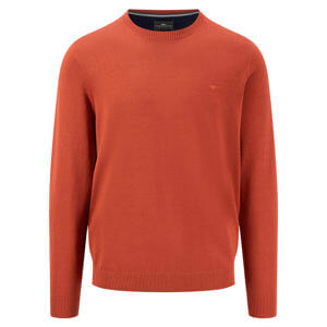 Fynch Hatton O-Neck Fine Knit Jumper